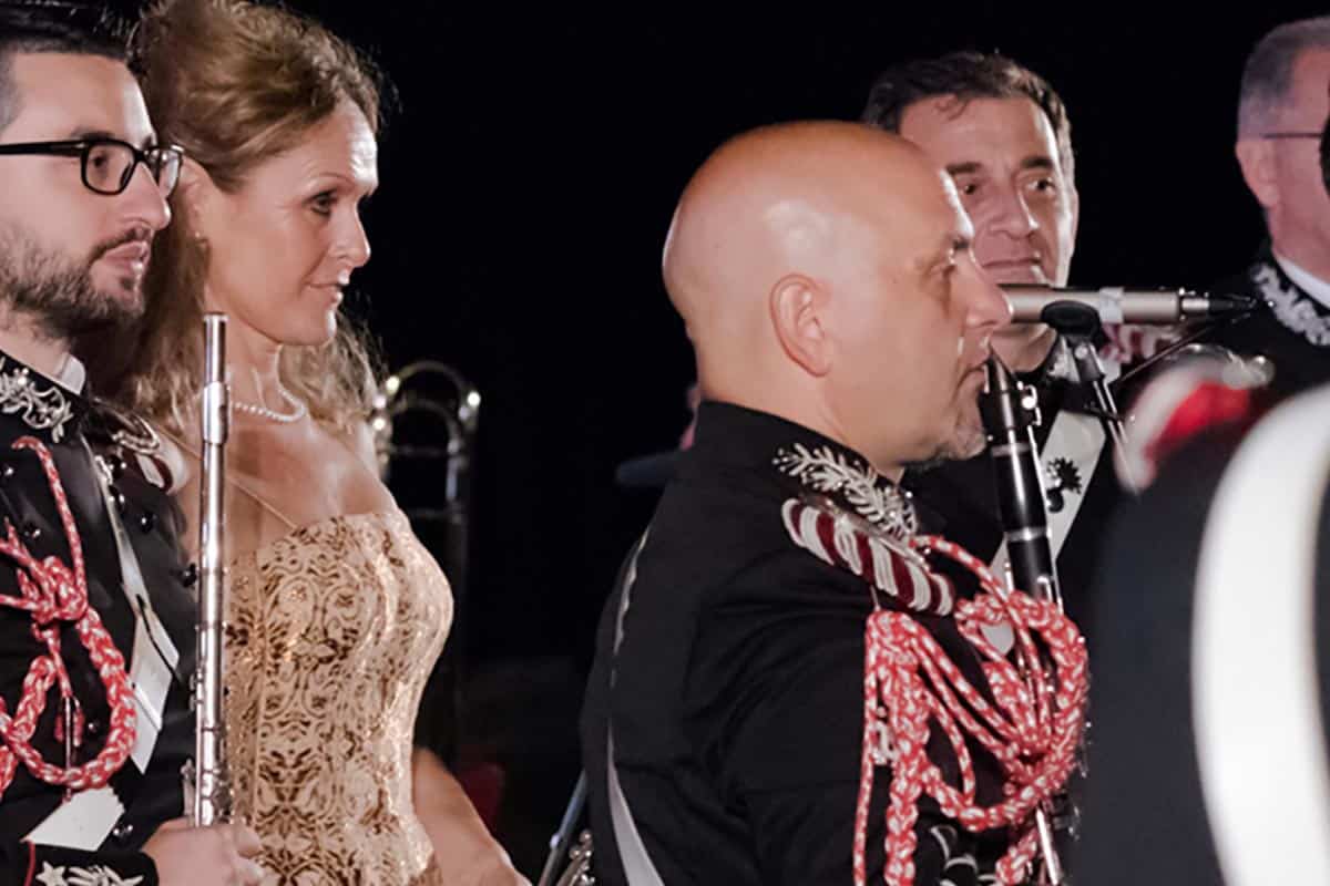 Paestum con la Banda di Roma